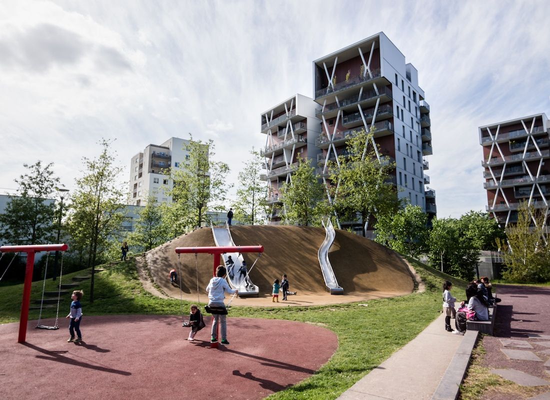 La Courrouze - Vue principale du quartier / Projet Territoires-Rennes