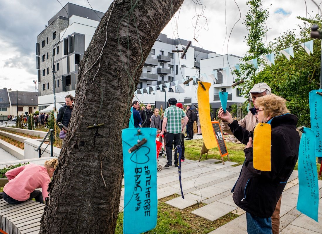 Rue de l'Alma - Inauguration du passage de La Boulais - Projet Territoires-Rennes