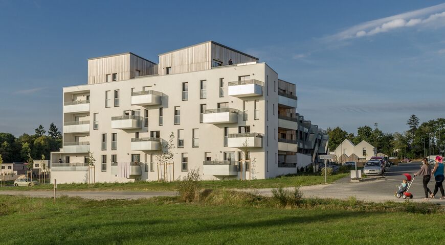 Les Prairies d'Orgères - immeuble - Projet Territoires-Rennes