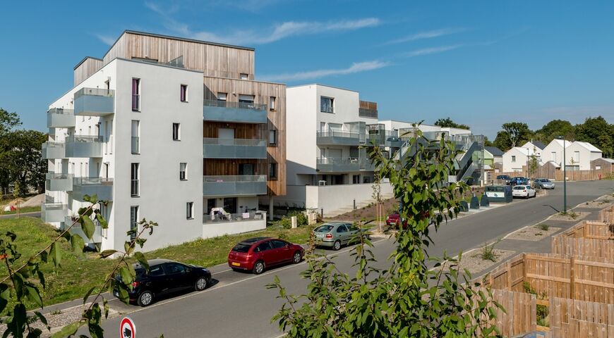 Les Prairies d'Orgères - Façade immeuble - Projet Territoires-Rennes